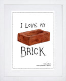 Father Ted - Series 3 Episode 3 - Brick Frame White 
