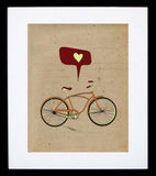 I Love to Ride Framed