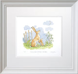 Print - I Love You Right Up To The Moon - AND BACK One Framed