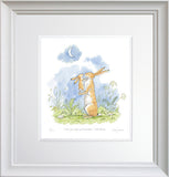 Signed Print - I Love You Right Up To The Moon AND BACK Four - Framed