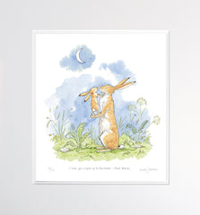 Signed Print - I Love You Right Up To The Moon AND BACK Four - Unframed
