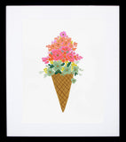 Ice Cream Cone Framed
