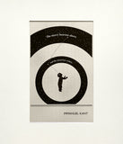 Postcard - Immanuel Kant - Size Only-Unframed