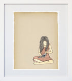 In Safe Hands In Red White Frame