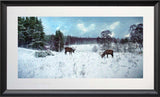 Other - In Winter's Silence Black Bevelled Frame 