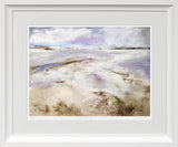 Print - Incoming Tide, Millisle Chunky White Frame