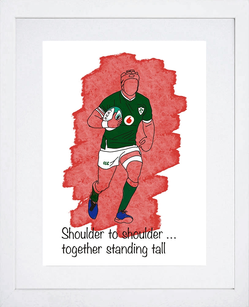 Ireland Rugby Player | Paula Finlay | Open Edition Print | Yard Gallery