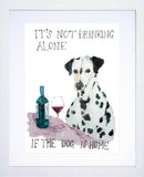 Drinks - It's Not Drinking Alone White Frame