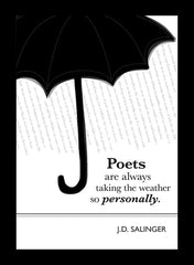 J.D. Salinger - Weather Frame Black
