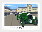 Sport - Ards TT 1930 Bentley Frame White 40x30 No Mount
