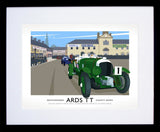 Sport - Ards TT 1930 Bentley Frame Black 40x30 With Mount