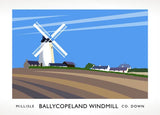 Co Down - Ballycopeland Windmill Unframed 40x30