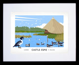 Co Down - Castle Espie Frame Black 40x30 With Mount