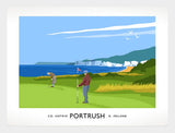 Sport - Golf at Royal Portrush Frame White 40x30 No Mount
