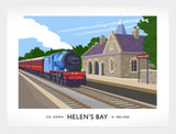 Co Down - Helen's Bay Frame White 40x30 No Mount