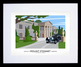 Co Down - Mount Stewart House Frame Black 40x30 With Mount