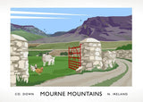Co Down - Mourne Mountains  Unframed 40x30