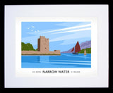 Co Down - Narrow Water Frame Black 40x30 With Mount
