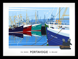 Co Down - Portavogie Frame Black 40x30 No Mount