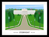 Belfast - Stormont Frame Black 40x30 nomount