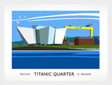 Belfast - Titanic Quarter Frame White 40x30 No Mount