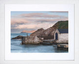 Co Antrim - Ballintoy Harbour Frame White