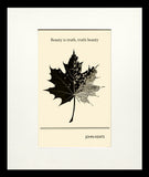 Postcard - John Keats - Small Flat Black Frame
