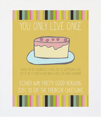 Just Eat The Cheesecake Unframed