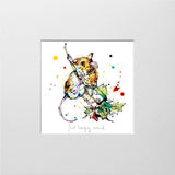 Print Open Edition Floral - Just Hanging Around-12 x 12-Unframed