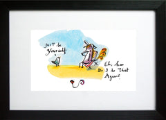 Just Be Yourself Black Frame