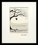 Postcard - Kate Chopin - Small Flat Black Frame