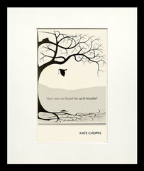 Postcard - Kate Chopin - Small Flat Black Frame