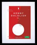 Liverpool - Kenny Dalglish vs Club Brugge 1978 Framed 30x42 with mount