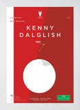 Liverpool - Kenny Dalglish vs Club Brugge 1978-30 x 42-Flat White Frame