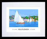 Co Down - Killyleagh  Frame Black 40x30 With Mount