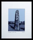 Kilnasaggart Inscribed Stone Small Flat Black Frame