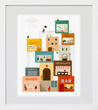 La Grand Rue White Frame