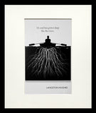 Postcard - Langston Hughes - Small Flat Black Frame