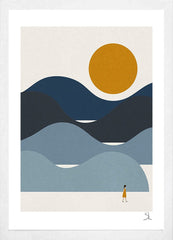 Last Days Of Summer-36 x 51.5-White Box Frame