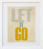 Let It Go White Frame