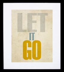 Let It Go Framed