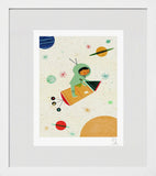 Let's Travel White Frame