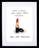 Drinks Other - Lipstick Black Frame
