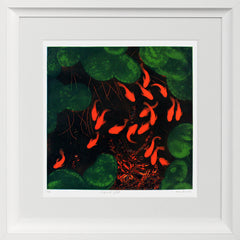 Liquid Gold Chunky White Frame