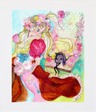 Little Miss Muffet II Unframed