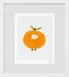 Little Orange White Frame
