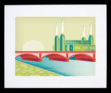 London Battersea Power Station Framed 18x25