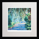 Print - Lovers Walk The Dark Hedges