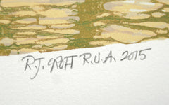 Linocut Print - Co Down Low Tide Back Beach, Dundrum
