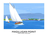 Co Derry - Magilligan Point-40 x 30-Unframed